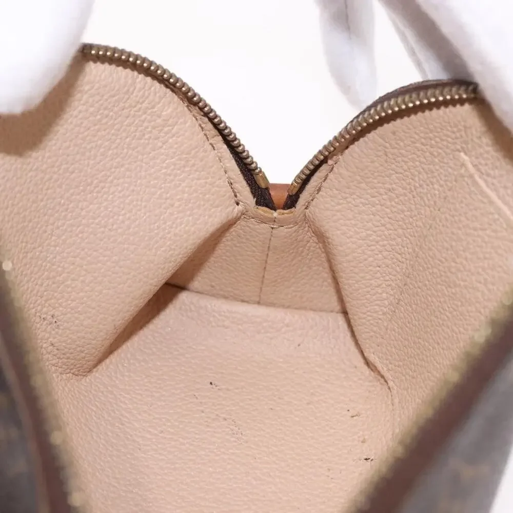 Louis Vuitton Monogram Pochette Cosmetic PM Pouch Brown